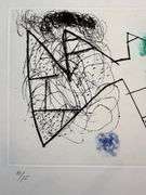 Rare Joan Miro Etching and Aquatint Signed in Pencil from the 1960's