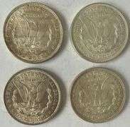 4 1921 BU Morgan Dollars