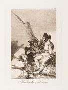 Special Pair of Signed Salvador Dali With Matching Francisco Goya Etching