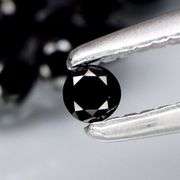 Diamond black! 2.27ct set of 2mm untreated Spinels!