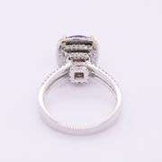 Beauty of a Kashmir Sapphire and Diamond Ring