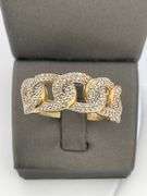 CERTIFIED 14K YELLOW GOLD DIAMOND RING / BAND