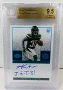 Michael Carter Rookie Endorsement Football Card, Graded