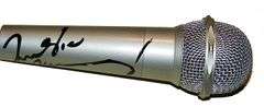 Freddie Mercury Queen Autographed Facsimile Signed Microphone