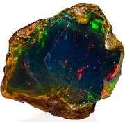Natural Rough Black Opal Gemstone