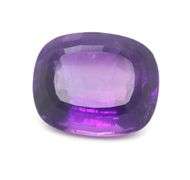 Superb 9.20ct mixed cushion cut Bolivian Amethyst