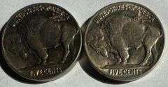 1930 1934 BU Buffalo Nickels