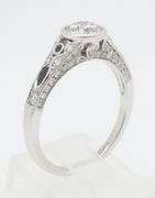 Designer Sylvie Diamond & Blue Sapphire Ring