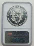 1987 NGC MS 68 $1 AMERICAN 1 OZ SILVER EAGLE 20th ANNIVERSARY