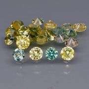 Heated only! 2.45ct round cut Australian Sapphire set!