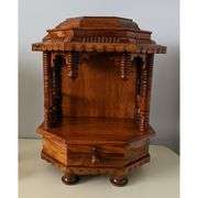 Handcrafted Large Rosewood Wooden Temple