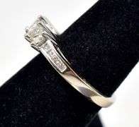 Ravishing 14K White Gold 0.70CTW Diamond Ring