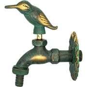 Brass Bird Outdoor Faucet Fountain Spout