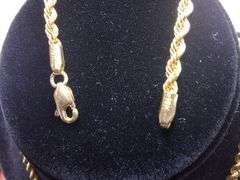 DELICATE 18K YELLOW GOLD ROPE CHAIN