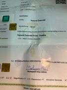 Investment quality CERTIFIED 15.86 CARATS NATURAL EMERALD