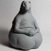 Handmade Homunculus Loxodontus Gypsum Moneybox