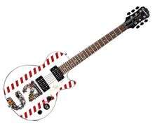 U2 Bono Signed Custom Epiphone "Iconic Albums" Graphics Guitar ACOA