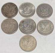7 Different Nicer Circulated Silver Dollars