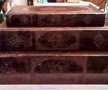 Classic Decorative Book Hidden Storage Box Set of 3
