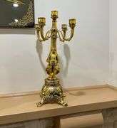 Grande Chateau Beaumont Gold Finish Candelabra