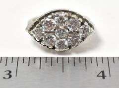 Magnificent 14K White Gold Diamond Ring