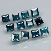 Amazing 3.52ct set of washed denim blue Sapphires!