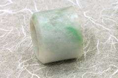 Qing Dynasty Jadeite Archer's Ring