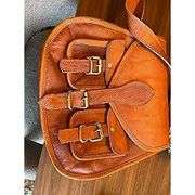 Handmade Leather Crossbody Shoulder Bag
