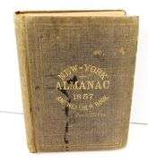 1857 New York Almanac & Weather Book