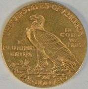 Scarcer 1914-D US $2.50 Indian Gold Piece. Real nice