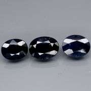 Heated Only! Heavy 7.12ct midnight blue Sapphire set!