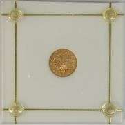 Beautiful 1915 US $2.50 Indian Gold Piece. Custom holder