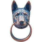 Solid Brass German Shepherd Dog Door Knocker