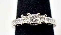 Ravishing 14K White Gold 0.70CTW Diamond Ring