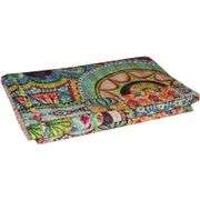 Handmade Cotton Quilt Reversible Throw Blanket