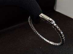 INSIDE OUT 14K WHITE GOLD HOOP EARRINGS
