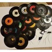 Lot of 25 Vintage Vinyl Records