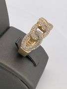 CERTIFIED 14K YELLOW GOLD DIAMOND RING / BAND