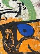 Extremely Rare Joan Miro Largest Signed Lithograph He Ever Made - La Meneuse de Lune