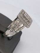 CERTIFIED 14K WHITE GOLD DIAMOND RING