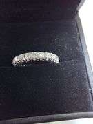 ELEGANT PLATINUM NATURAL DIAMOND WEDDING BAND