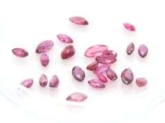 Exciting! 4.39ct set of top violet pink Tourmaline!