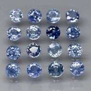 Collectors 3.05ct washed denim blue Sapphire set