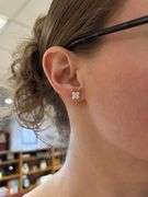 1.15CTW Diamond Clover Stud Earrings