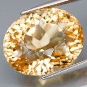 Large! 19.84ct natural golden yellow Brazilian Citrine