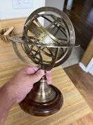 Brass Celestial Sphere with Zodiac Engravings