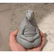 Handmade Homunculus Loxodontus Gypsum Moneybox