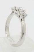 Classic Three Stone Diamond Engagement Ring