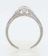 Designer Sylvie Diamond & Blue Sapphire Ring