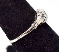 Vintage 14K White Gold Diamond Ring